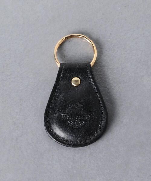 WHITE HOUSE COX（ホワイトハウスコックス）の「＜Whitehouse Cox(ホワイトハウスコックス）＞  S668BL-KEY FOB（キーホルダー・メンズ・ブラック/ベージュ/ダークブラウン/レッド/ダークグリーン/ネイビー・FREE）」の2枚目の写真