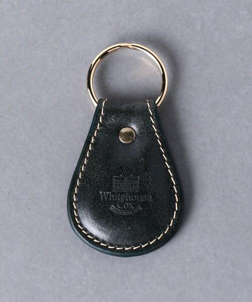 WHITE HOUSE COX（ホワイトハウスコックス）の「＜Whitehouse Cox(ホワイトハウスコックス）＞  S668BL-KEY FOB（キーホルダー・メンズ・ブラック/ベージュ/ダークブラウン/レッド/ダークグリーン/ネイビー・FREE）」の4枚目の写真