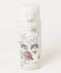 FUNALIVE（ファンアライブ）の「ｍｏｆｕｓａｎｄステンレスワンプッシュボトル３５０ｍｌ（出発進行）（水筒）」