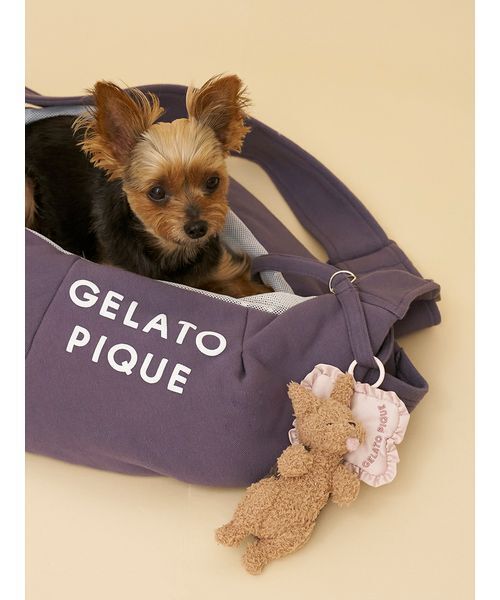 gelato pique(ジェラートピケ)の「【CAT&DOG】マルチーズ/ヨークシャーテリアおやつ入れポーチ(その他ペットグッズ・レディース・ピンク/ミント・F)」の4枚目の写真