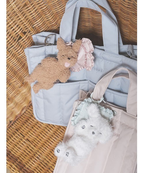 gelato pique(ジェラートピケ)の「【CAT&DOG】マルチーズ/ヨークシャーテリアおやつ入れポーチ(その他ペットグッズ・レディース・ピンク/ミント・F)」の6枚目の写真