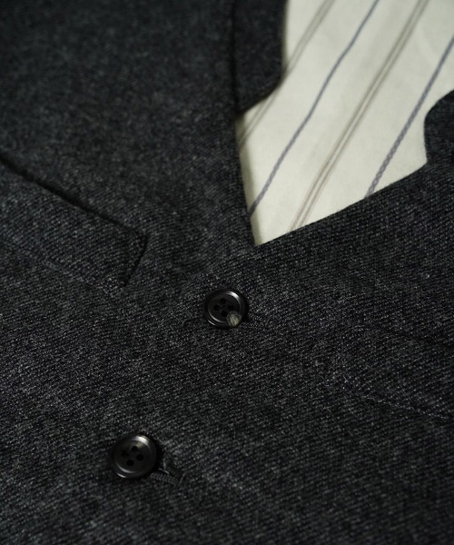 EGO TRIPPING（エゴトリッピング）の「mcg3858-FRENCH GILET ベスト(616755)（ベスト・メンズ・チャコールグレー/ブラック・46/48）」の11枚目の写真