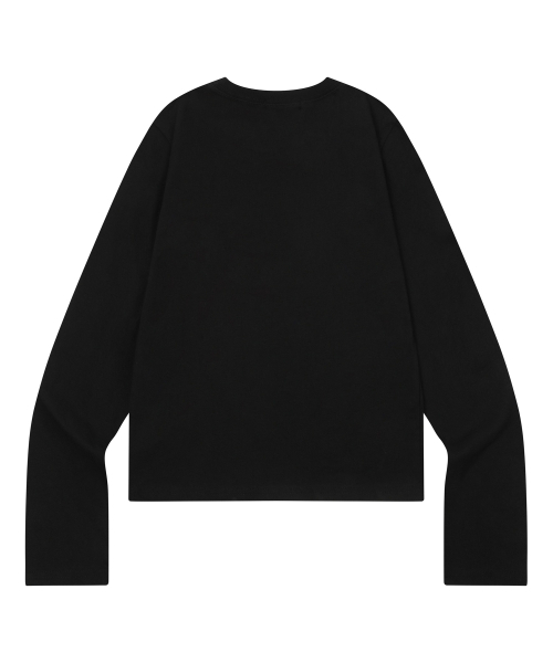 MUCENT(ムセント)の「ミオブカモシグネチャーロゴロングスリーブTシャツ(2カラー)(Tシャツ/カットソー・レディース・ブラック/ホワイト系その他2/ホワイト/ブラック系その他2・FREE)」の9枚目の写真