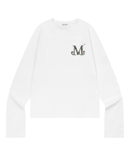 MUCENT(ムセント)の「ミオブカモシグネチャーロゴロングスリーブTシャツ(2カラー)(Tシャツ/カットソー・レディース・ブラック/ホワイト系その他2/ホワイト/ブラック系その他2・FREE)」の12枚目の写真