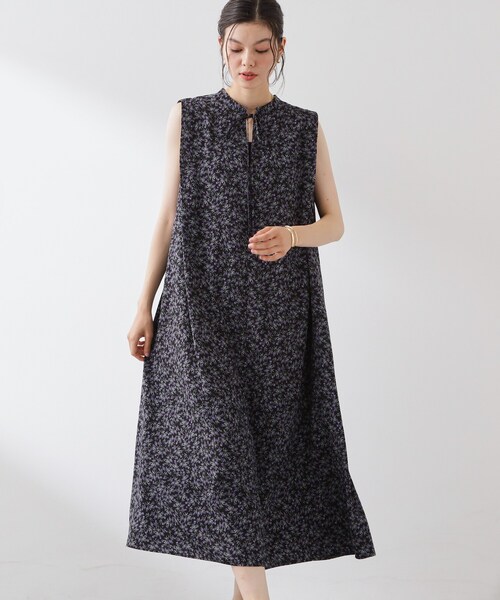 THE SHOP TK (ザ ショップ ティーケー )の「大人のリゾートムード 小花柄ワンピース(ワンピース・レディース・ブラック系/ダークブラウン系・12/13)」の15枚目の写真