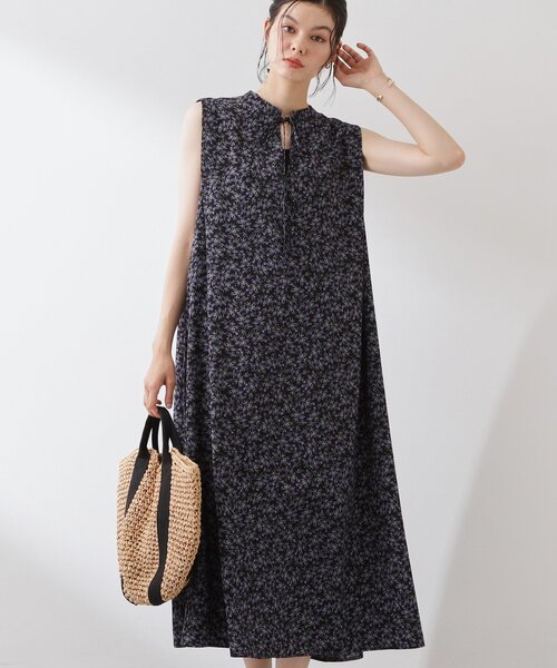 THE SHOP TK (ザ ショップ ティーケー )の「大人のリゾートムード 小花柄ワンピース(ワンピース・レディース・ブラック系/ダークブラウン系・12/13)」の16枚目の写真