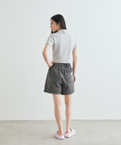 NIKE(ナイキ)の「ナイキ スポーツウェア ウィメンズ デニム ショートパンツ / Nike Sportswear Women's Denim Shorts IF3404-010 Black(デニムパンツ・レディース・ブラック・XL/L/XS/S/M)」の6枚目の写真