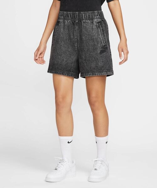 NIKE(ナイキ)の「ナイキ スポーツウェア ウィメンズ デニム ショートパンツ / Nike Sportswear Women's Denim Shorts IF3404-010 Black(デニムパンツ・レディース・ブラック・XL/L/XS/S/M)」の7枚目の写真
