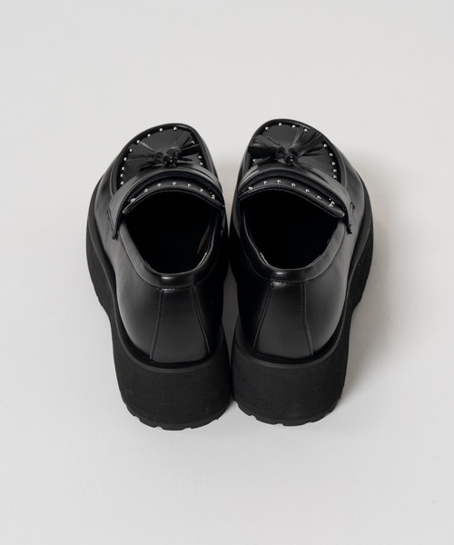 MAISON SPECIAL（メゾンスペシャル）の「【2026Autumn PRE-ORDER】2WAY Stud Loafers/2WAYスタッズローファー（ローファー・レディース・ブラック・36/38/37）」の6枚目の写真