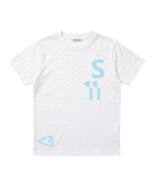 PAGESIISII(ページシシ)の「ハートシシプリンティングドットスタンダードフィット半袖Tシャツライトピンク(Tシャツ/カットソー・レディース・その他・MEDIUM)」の4枚目の写真
