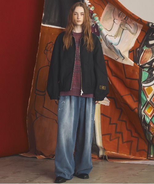 MAISON SPECIAL(メゾンスペシャル)の「《UNISEX》Sheer Mixed Stripe Prime-Over Crewneck Knit Sweater/シアーミックスボーダープライムオーバークルーネックニットセーター【MAISON SPECIAL/メゾンスペシャル】(ニット/セーター・メンズ・パープル/ピンク/イエロー・2/1/0)」の8枚目の写真