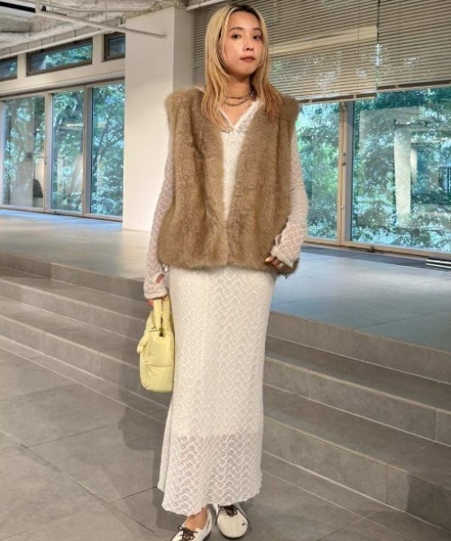 emmi(エミ)の「ファージレ(その他アウター・レディース・ブラウン/ベージュ・F)」の20枚目の写真