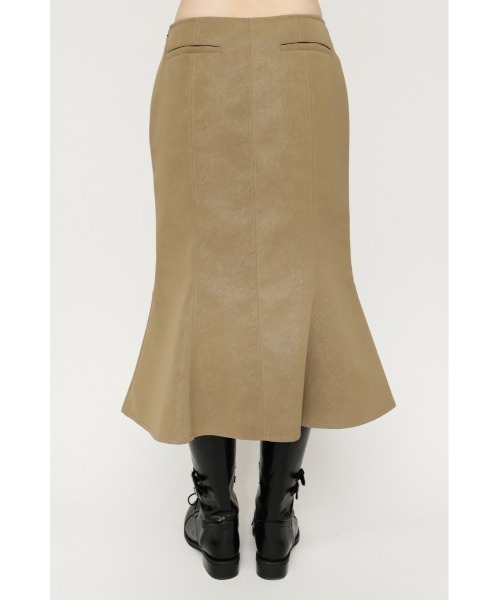 SLY(スライ)の「TULIP SHAPE M/SK チューリップシェイプミディスカート 秋服 冬服(スカート・レディース・ベージュ・1/2)」の6枚目の写真