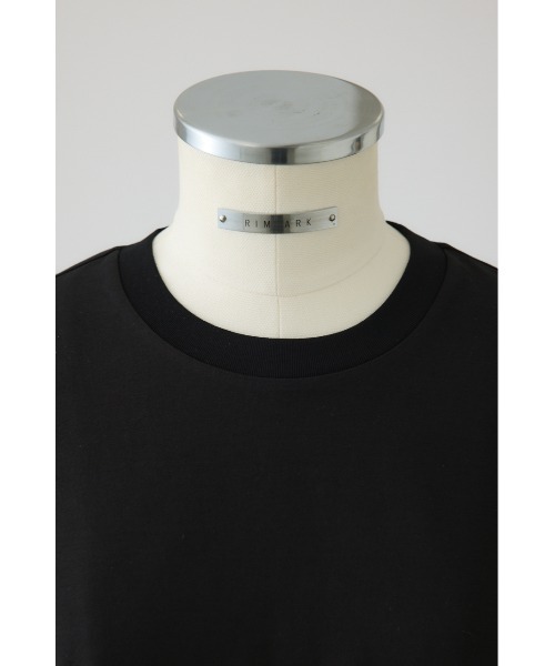 RIM.ARK(リムアーク)の「New basic short tee(ニュー ベーシック ショート ティー)(Tシャツ/カットソー・レディース・ホワイト/ブラック/ブラウン/杢グレー・FREE)」の10枚目の写真