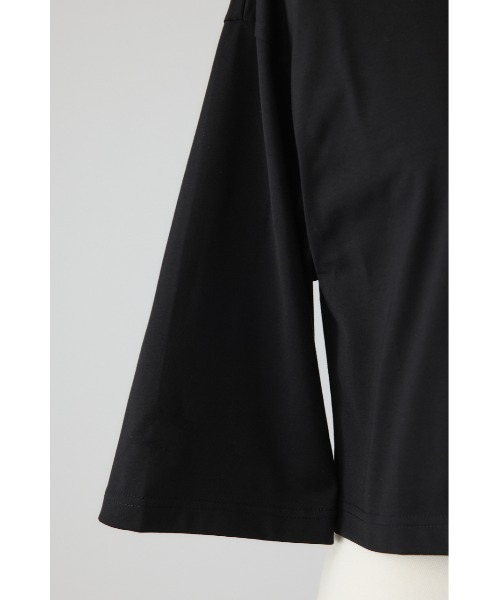 RIM.ARK(リムアーク)の「New basic short tee(ニュー ベーシック ショート ティー)(Tシャツ/カットソー・レディース・ホワイト/ブラック/ブラウン/杢グレー・FREE)」の12枚目の写真