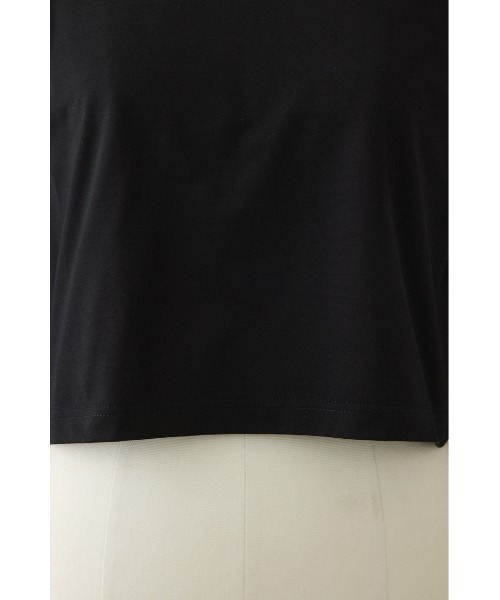 RIM.ARK(リムアーク)の「New basic short tee(ニュー ベーシック ショート ティー)(Tシャツ/カットソー・レディース・ホワイト/ブラック/ブラウン/杢グレー・FREE)」の13枚目の写真