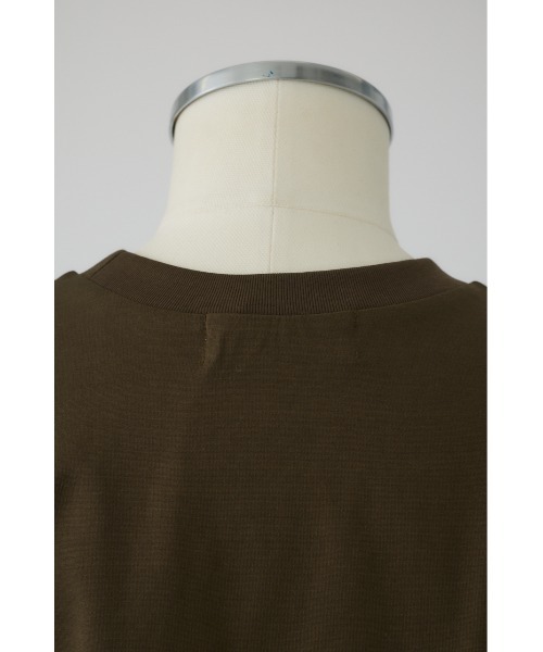RIM.ARK(リムアーク)の「New basic short tee(ニュー ベーシック ショート ティー)(Tシャツ/カットソー・レディース・ホワイト/ブラック/ブラウン/杢グレー・FREE)」の18枚目の写真