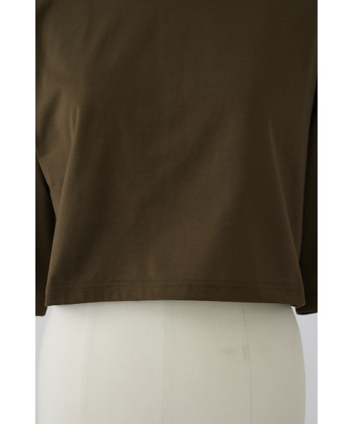 RIM.ARK(リムアーク)の「New basic short tee(ニュー ベーシック ショート ティー)(Tシャツ/カットソー・レディース・ホワイト/ブラック/ブラウン/杢グレー・FREE)」の19枚目の写真