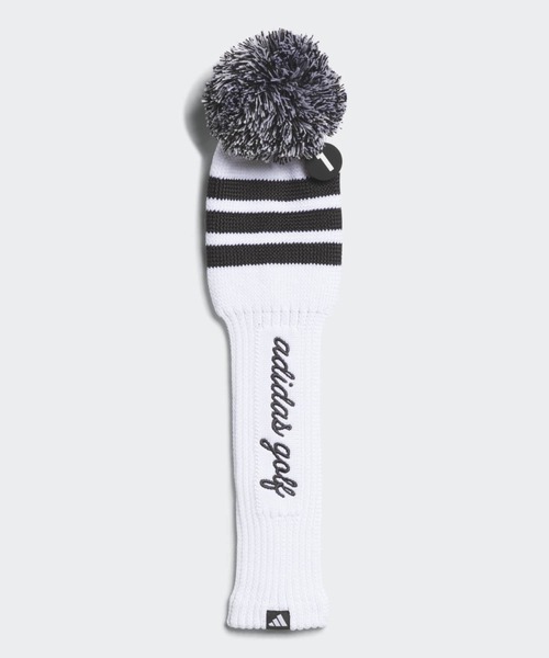 adidas(アディダス)の「スクリプト ドライバー ヘッドカバー【adidas Golf/アディダスゴルフ】(ゴルフグッズ・メンズ・ホワイト・FREE)」の1枚目の写真