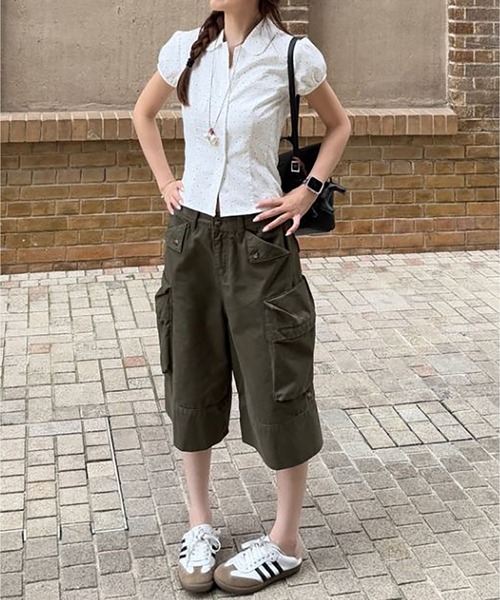 MAISON DE THERESE(メゾン ド テレーズ)の「水玉半袖シャツ(シャツ/ブラウス・レディース・White・M)」の8枚目の写真