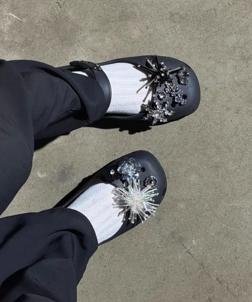 Vipoa(ヴィポア)の「Ballet flat sandal(サンダル・レディース・ホワイト/ブラック/ブラウン/ライトベージュ/ピンク/シルバー・SMALL/MEDIUM/LARGE)」の18枚目の写真
