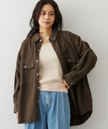 EDWIN LADIES ライトオンス ビッグフィット デニムシャツジャケット