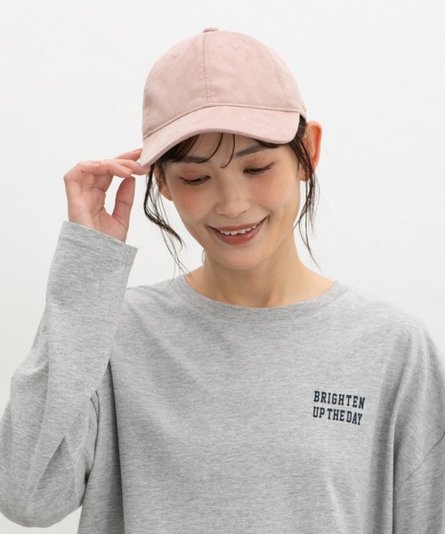 Honeys（ハニーズ）の「スエードキャップ（キャップ・レディース・ベージュ/ブラック/ブラウン/ピンク・FREE）」の8枚目の写真