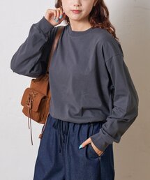 ビッグシルエットクルーネックスウェットロンTEE