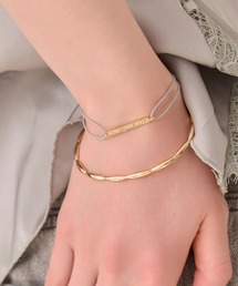 Phoebe（フィービィー）の「【金属アレルギー対応】ジュエルコードブレスレット　バー/ライン　男女兼用<16㎝～24cm＞（ブレスレット）」