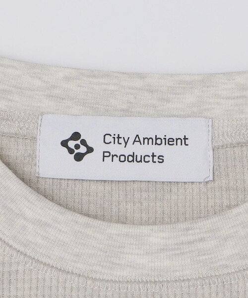 City Ambient Products（シティアンビエントプロダクツ）の「City Ambient Products: ブラッシュド ワッフル ロングスリーブ（その他トップス・メンズ・ライトグレー/グレー/ネイビー・SMALL/MEDIUM/LARGE）」の6枚目の写真