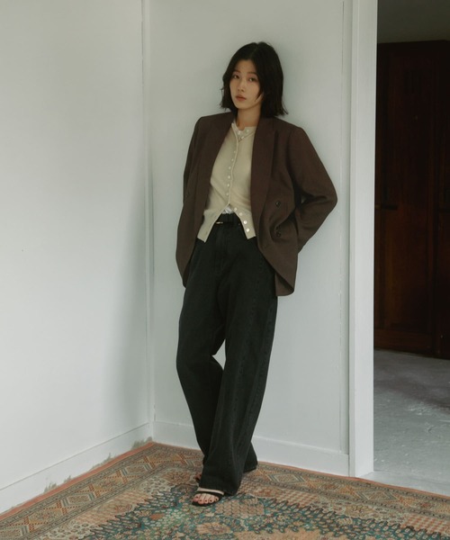 URBAN RESEARCH DOORS(アーバンリサーチドアーズ)の「Melange Tweed Jacket(その他アウター・レディース・ブラウン/ベージュ・MEDIUM/SMALL)」の15枚目の写真