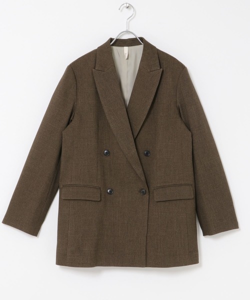 URBAN RESEARCH DOORS(アーバンリサーチドアーズ)の「Melange Tweed Jacket(その他アウター・レディース・ブラウン/ベージュ・MEDIUM/SMALL)」の14枚目の写真