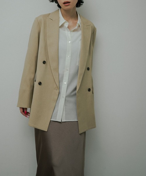 URBAN RESEARCH DOORS(アーバンリサーチドアーズ)の「Melange Tweed Jacket(その他アウター・レディース・ブラウン/ベージュ・MEDIUM/SMALL)」の3枚目の写真