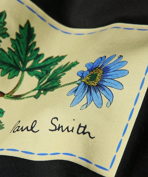 Paul Smith（ポールスミス）の「ウィメンズ "Woven Label" 半袖Tシャツ / 265223 J292（Tシャツ/カットソー・レディース・ホワイト/ブラック・MEDIUM）」の6枚目の写真