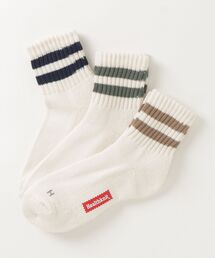 NANO universe | HEALTHKNIT/シンカー2本ライン ソックス 3足SET(ソックス/靴下)