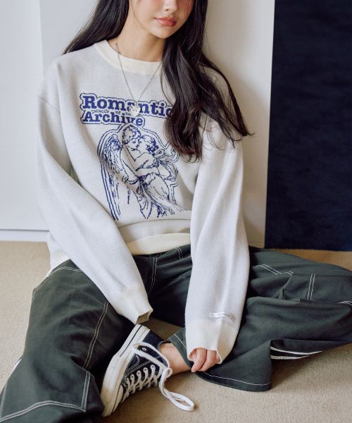 ZEROPLANET（ゼロプラネット）の「カリナワイドトラックコットンパンツ[チャコール]（その他パンツ・レディース・その他・FREE）」の4枚目の写真