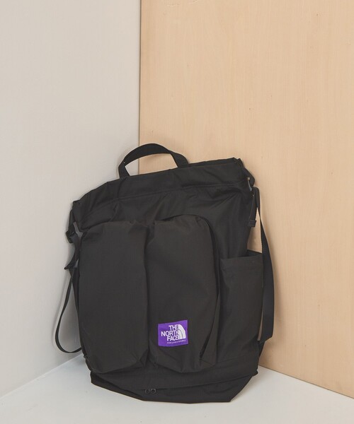 THE NORTH FACE PURPLE LABEL（ザ ノースフェイス パープルレーベル）の「【THE NORTH FACE PURPLE LABEL/ザ・ノース・フェイス パープルレーベル】Mountain Wind Backpack/マウンテン ウィンド バックパック/リュック/通勤/軽量（バックパック/リュック・レディース・セージグリーン/グレー/ブラック・FREE）」の2枚目の写真