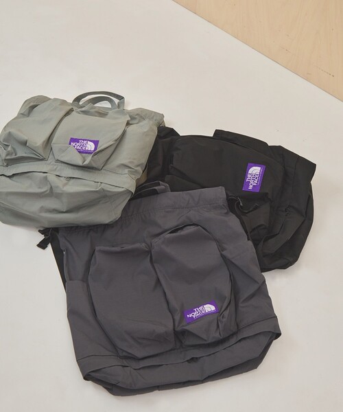 THE NORTH FACE PURPLE LABEL（ザ ノースフェイス パープルレーベル）の「【THE NORTH FACE PURPLE LABEL/ザ・ノース・フェイス パープルレーベル】Mountain Wind Backpack/マウンテン ウィンド バックパック/リュック/通勤/軽量（バックパック/リュック・レディース・セージグリーン/グレー/ブラック・FREE）」の7枚目の写真