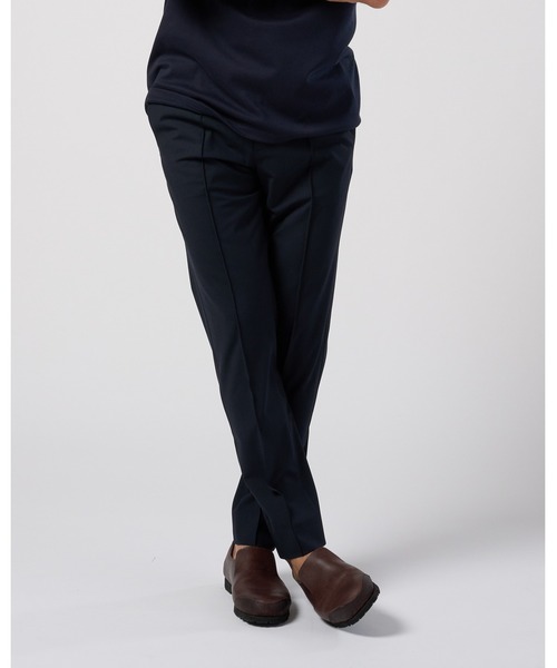 wjk(ダヴルジェイケイ)の「comfort pin-tuck slim slacks(スラックス・メンズ・ブラック/ライトグレー/ネイビー・X-LARGE/LARGE/MEDIUM/SMALL)」の3枚目の写真