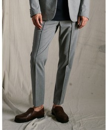 comfort pin-tuck slim slacks