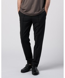 comfort pin-tuck slim slacks