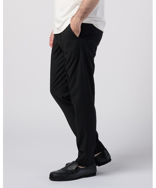 wjk(ダヴルジェイケイ)の「comfort pin-tuck slim slacks(スラックス・メンズ・ブラック/ライトグレー/ネイビー・X-LARGE/LARGE/MEDIUM/SMALL)」の9枚目の写真