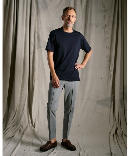 wjk(ダヴルジェイケイ)の「comfort pin-tuck slim slacks(スラックス・メンズ・ブラック/ライトグレー/ネイビー・X-LARGE/LARGE/MEDIUM/SMALL)」の11枚目の写真