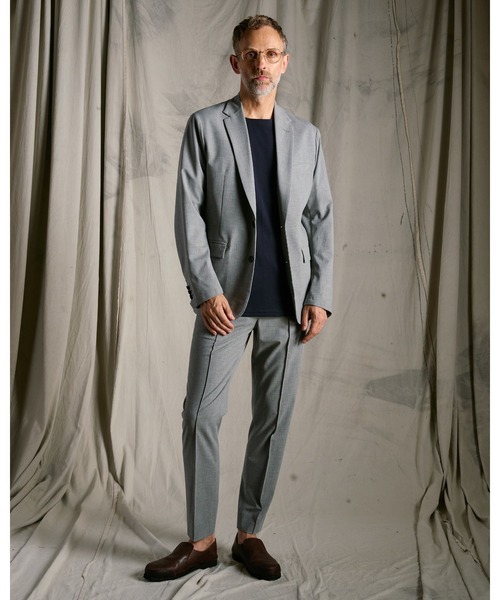 wjk(ダヴルジェイケイ)の「comfort pin-tuck slim slacks(スラックス・メンズ・ブラック/ライトグレー/ネイビー・X-LARGE/LARGE/MEDIUM/SMALL)」の12枚目の写真