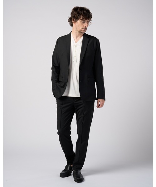 wjk(ダヴルジェイケイ)の「comfort pin-tuck slim slacks(スラックス・メンズ・ブラック/ライトグレー/ネイビー・X-LARGE/LARGE/MEDIUM/SMALL)」の14枚目の写真