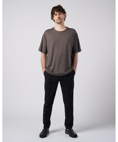 wjk(ダヴルジェイケイ)の「comfort pin-tuck slim slacks(スラックス・メンズ・ブラック/ライトグレー/ネイビー・X-LARGE/LARGE/MEDIUM/SMALL)」の15枚目の写真