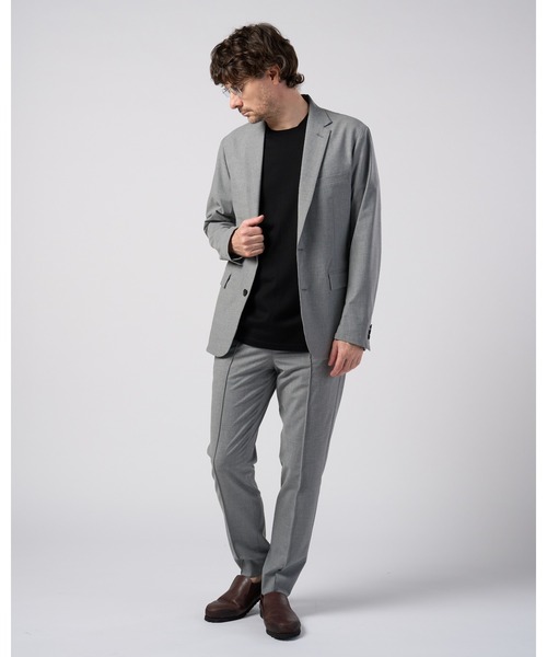 wjk(ダヴルジェイケイ)の「comfort pin-tuck slim slacks(スラックス・メンズ・ブラック/ライトグレー/ネイビー・X-LARGE/LARGE/MEDIUM/SMALL)」の18枚目の写真