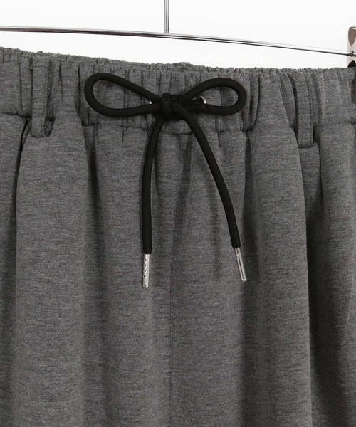CAMBIO(カンビオ)の「mp15395- Double Knit Jogger Line Rib Pants ラインリブジョガーパンツ(CAM26AW-003)(その他パンツ・メンズ・ブラック/ネイビー/ミックスグレー・L/M/S)」の12枚目の写真