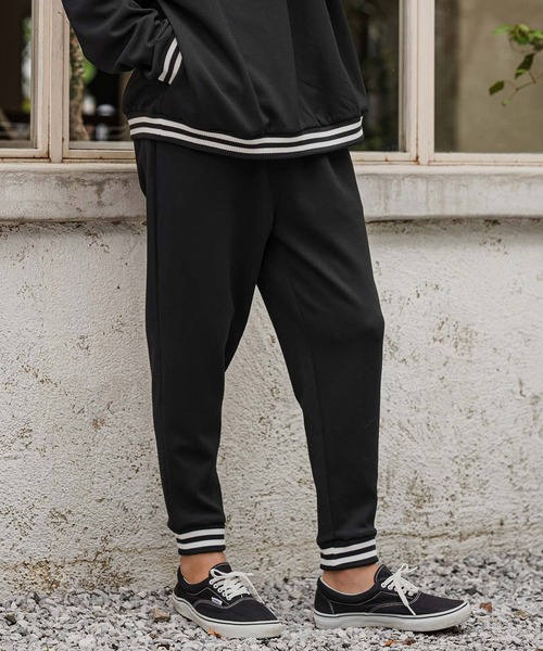 CAMBIO(カンビオ)の「mp15395- Double Knit Jogger Line Rib Pants ラインリブジョガーパンツ(CAM26AW-003)(その他パンツ・メンズ・ブラック/ネイビー/ミックスグレー・L/M/S)」の17枚目の写真