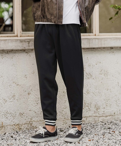 CAMBIO(カンビオ)の「mp15395- Double Knit Jogger Line Rib Pants ラインリブジョガーパンツ(CAM26AW-003)(その他パンツ・メンズ・ブラック/ネイビー/ミックスグレー・L/M/S)」の18枚目の写真
